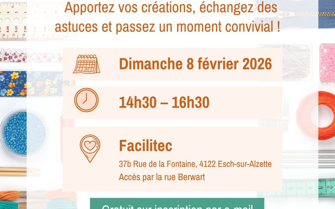 Lancement des rendez-vous mensuels “Autour du fil”