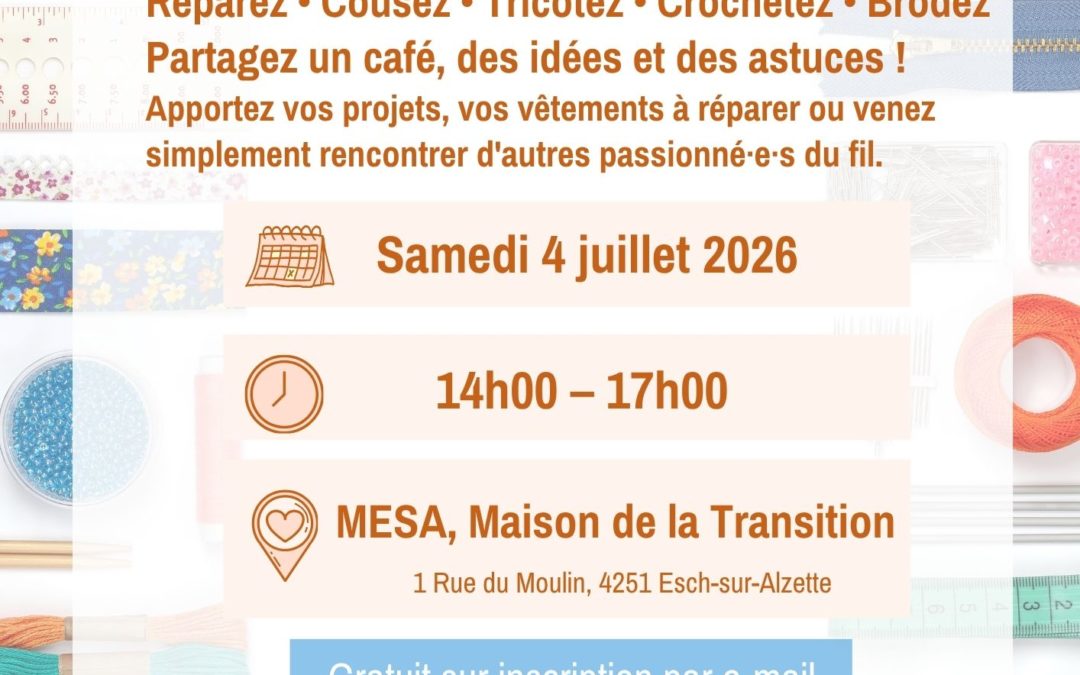 Café autour du fil & Repair couture